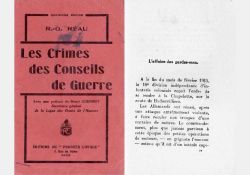 14-18 - Fusillés pour l'exemple - Les Crimes des Conseils de Guerre - L'affaire des gardes-sacs (R-G Réau) - 01 / Visuel : D.R.