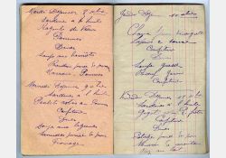 Carnet de cuisine, 1914 / Visuel : D.R.