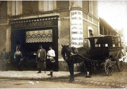 La boulangerie d'Angoulême où Mr Debord fit son apprentissage, 1906 / Visuel : D.R.